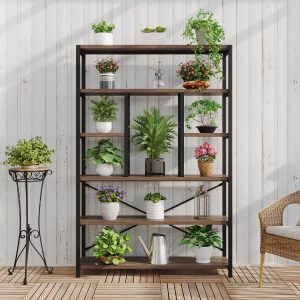 6 Tier Tall Bookshelf