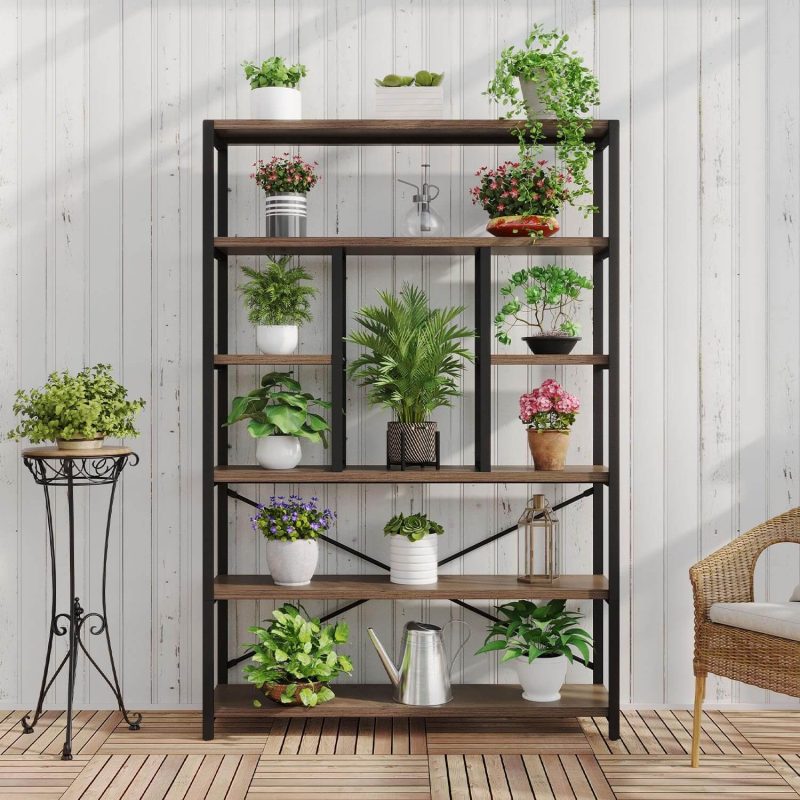 6 Tier Tall Bookshelf